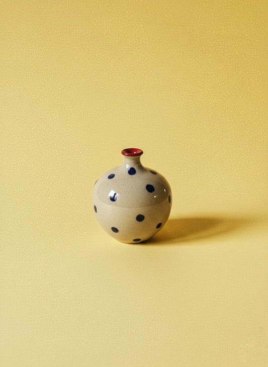 Small Vase with Dots