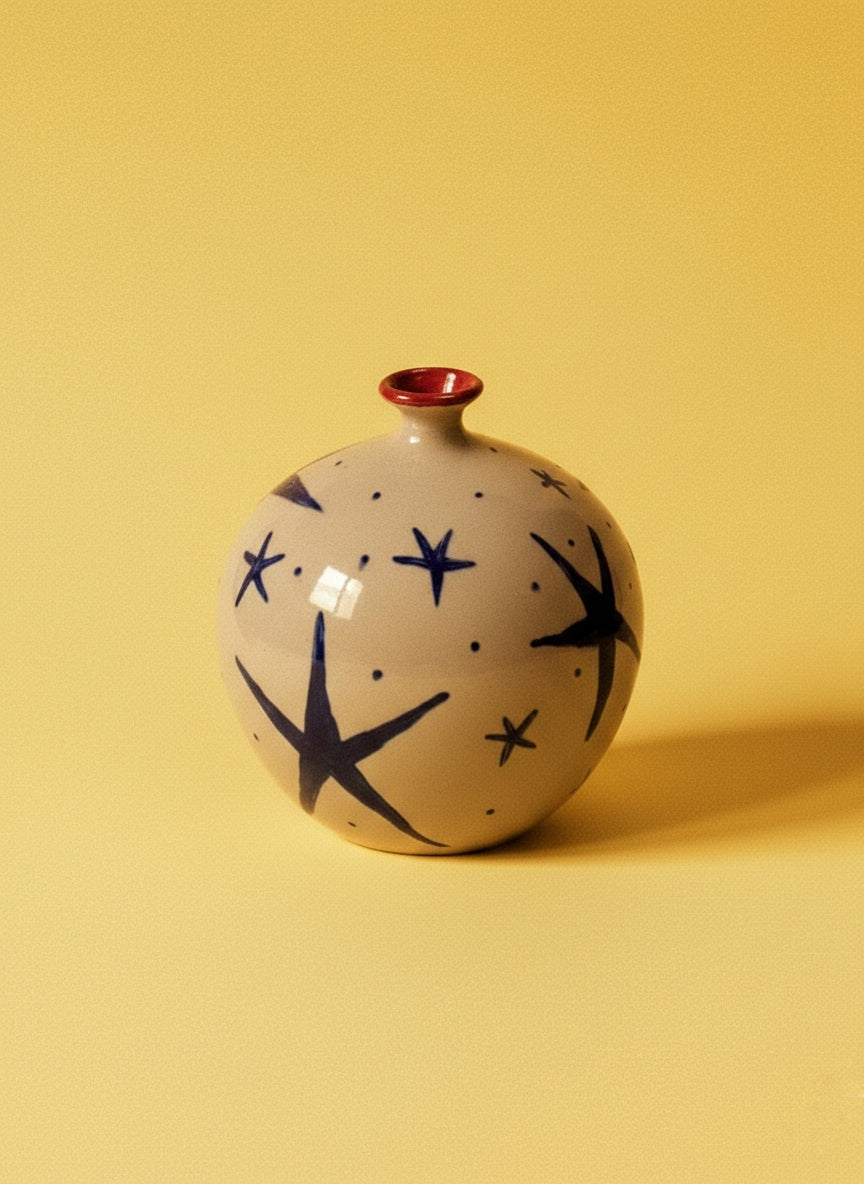 Large Vase with Stars