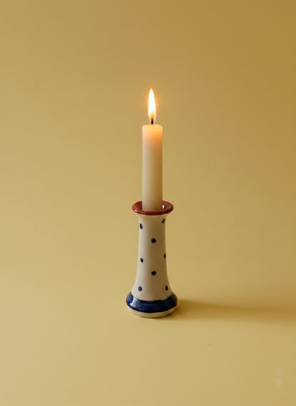 Small candleholder with dots