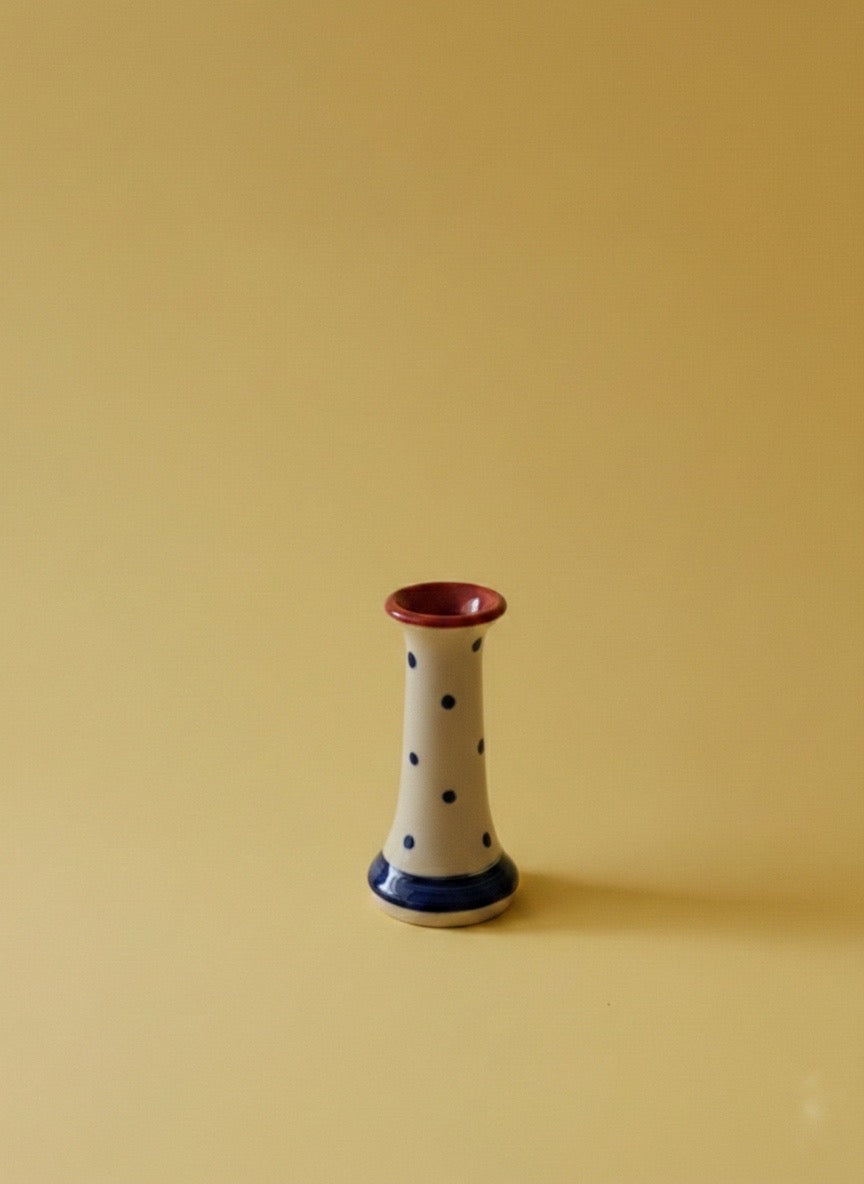 Small candleholder with dots