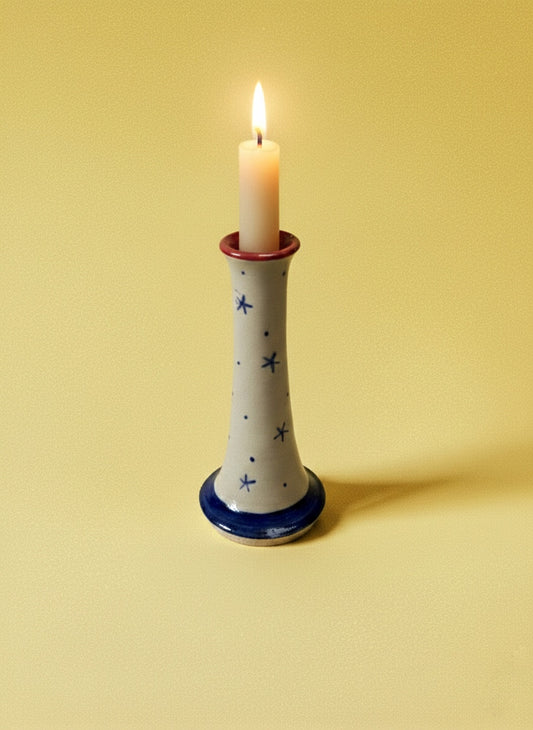 Medium candleholder with stars