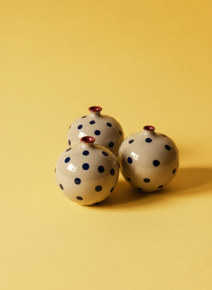 Small Vase with Dots